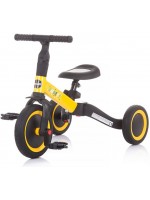 Триколка/ балансно колело Chipolino 2 в 1 Смарти - Черно и жълто