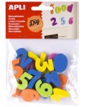 Комплект цифри Apli - Магнитни, 20 броя
