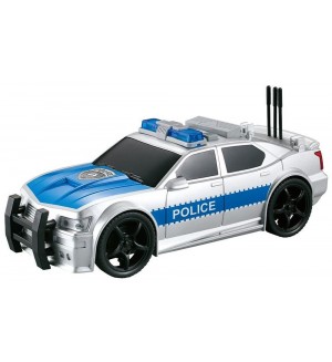 Детска играчка City Service - Полицейски автомобил, 1:20, със звук и светлини Детска играчка City Service - Полицейски автомобил, 1:20, със звук и светлини