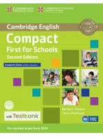 Compact First for Schools Student's Book without Answers with CD-ROM with Testbank