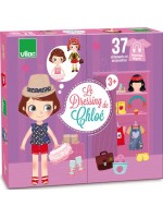 Игра с магнити Vilac - Гардеробът на Клои