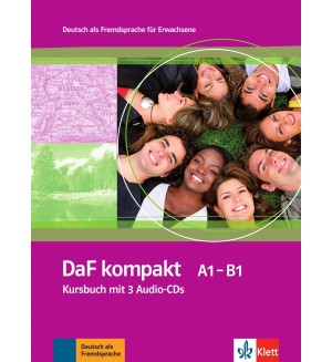 DaF kompakt A1-B1 Kursbuch mit 3 Audio-CDs