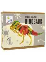 Дървен 3D пъзел Andreu toys - Скелет на динозавър