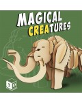 Дървен 3D пъзел Raya Toys - Magical Creatures: Мамут, 38 части