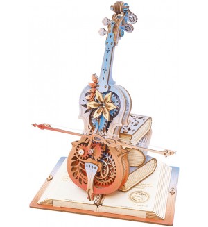 Дървен 3D пъзел Robo Time от 199 части - Симфония на великолепните мечти