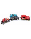 Дървен автовоз Hape - Car Carrier, 5 части