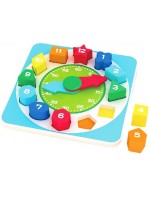 Дървен часовник Acool Toy