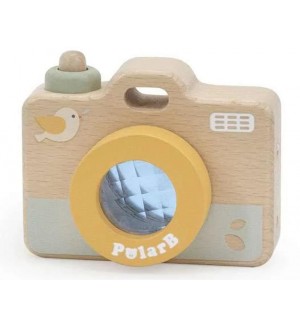 Дървен детски фотоапарат Viga Toys PolarB - С калейдоскоп