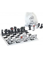 Дървен детски шах Vilac - Дизайн Keith Haring