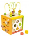 Дървен дидактически куб 5 в 1 Viga Toys