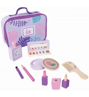 Дървен игрален комплект HaPe International - Гримове, 11 части