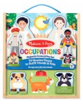Дървен игрален комплект Melissa & Doug  - Магнитни фигурки