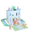 Дървен игрален комплект Orange Tree Toys - Замък, 21 части