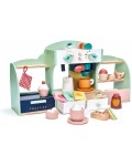 Дървен игрален комплект Tender Leaf Toys - Кафе-сладкарница Bird's Nest Café