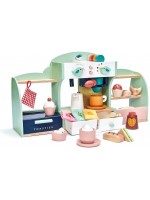 Дървен игрален комплект Tender Leaf Toys - Кафе-сладкарница Bird's Nest Café