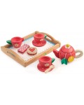 Дървен игрален комплект Tender Leaf Toys - Сервиз за чай