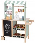 Дървен игрален комплект Tooky Toy - Магазин с аксесоари