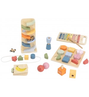 Дървен игрален комплект Viga Toys Polar B - Порасни с мен
