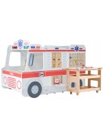 Дървен кът за игра Viga Toys - Линейка