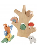 Дървен комплект Fisher Price - Дърво за баланс с фигури