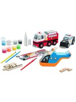 Дървен комплект Melissa & Doug -  Спасителни превозни средства