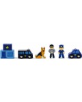 Дървен комплект с фигури Viga Toys - Полицейска станция