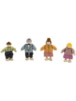 Комплект дървени играчки Viga Toys - Семейство кукли