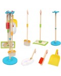 Дървен комплект за почистване Tooky toy