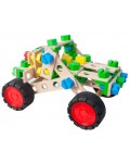 Дървен конструктор 3 в 1 Alexander - Офроуд автомобил, 91 части