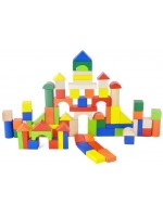 Дървен конструктор Acool Toy - 80 блокчета