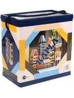 Дървен конструктор Kapla - 120 части, синя кутия