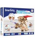 Дървен конструктор Smart Games Smartivity - Хидравлична самолетна писта за изстрелване