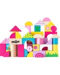 Дървен конструктор Woody - градина, 50 части