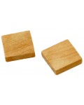 Дървен квадрат Ем Арт - 20 x 5 mm (5 бр.)