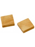 Дървен квадрат Ем Арт - 20 x 5 mm (5 бр.)