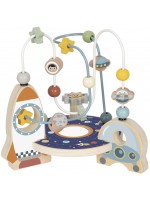 Дървен лабиринт Tooky Toy - Космическа станция