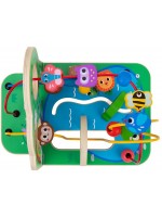 Дървен лабиринт Tooky toy - Приключения в джунглата