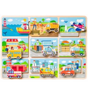 Дървен лабиринт Woodyland - Превозни средствa Дървен лабиринт Woodyland - Превозни средствa