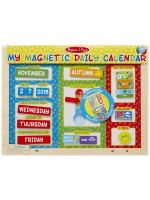 Дървен магнитен календар Melissa & Doug - На английски език