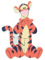 Дървен мини пъзел Orange Tree Toys - Тигър
