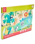 Дървен образователен пъзел Hape - Диви животни, 10 части