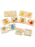 Дървен пъзел Bigjigs - Асоциации Дървен пъзел Bigjigs - Асоциации