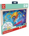 Дървен пъзел Hape International - Приключения в океана