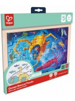 Дървен пъзел Hape International - Приключения в океана