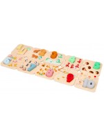 Дървен пъзел Lelin - Цифрите от 1 - 10