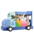 Дървен пъзел Orange Tree Toys - Dog Groomers Van, 21 части