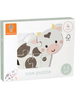 Дървен пъзел  Orange Tree Toys - Крава