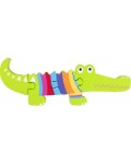 Дървен пъзел Orange Tree Toys - Крокодил, 4 части 