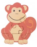 Дървен пъзел Orange Tree Toys - Маймунка