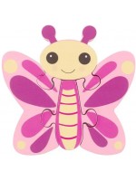 Дървен пъзел Orange Tree Toys - Пеперуда, 4 части
